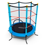 Батут детский DFC SMRKIDS 55" с сеткой, BLUE фото №0