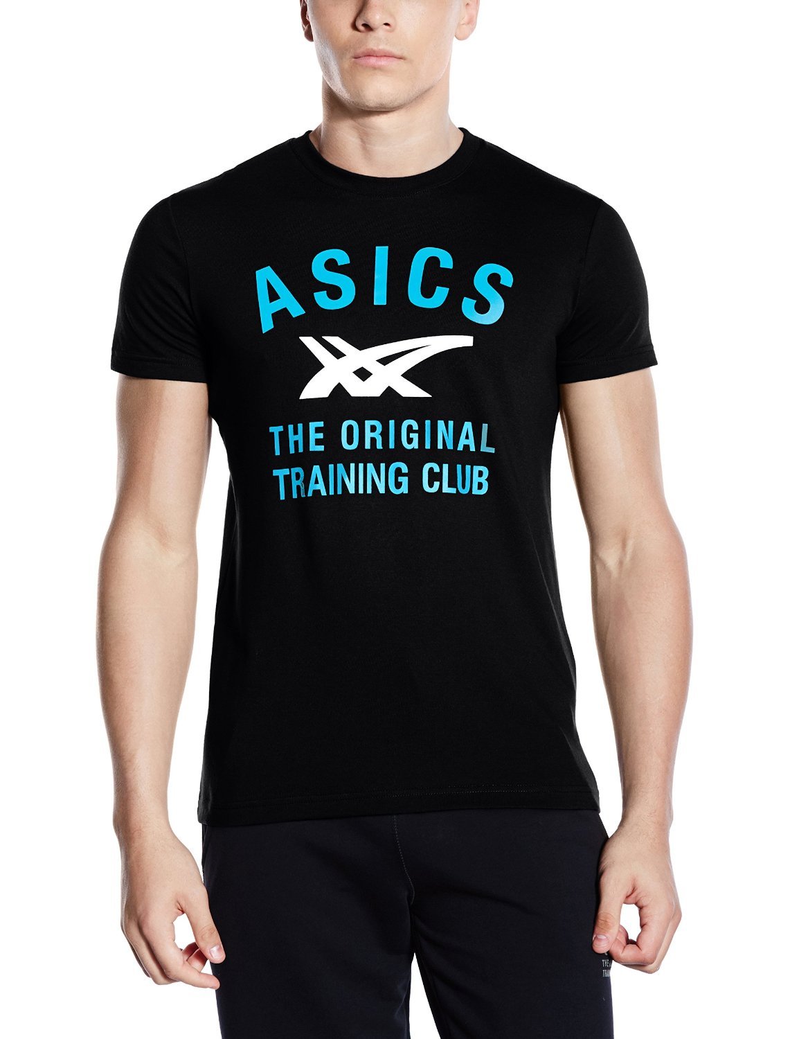 Футболка Asics SS Stripes Tee мужская black - 3