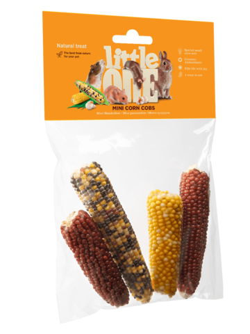 Little One лакомство для грызунов мини кукуруза 130г