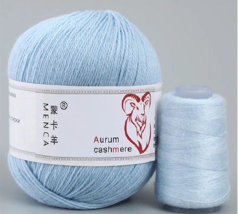 Пряжа Aurum Cashmere 947 голубой
