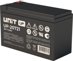 Аккумулятор UNIT UP-20721 - AGM ( 12В / 7,2Ач )
