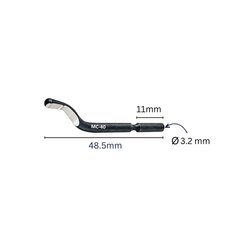Лезвие для фаскоснимателя d.3,2мм MС-40 HSS Multi-Cutting CP GRATEX 22400