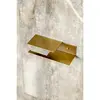 Boheme 10721-2-MG Держатель для туалетной бумаги c полкой Qubic Matt Gold