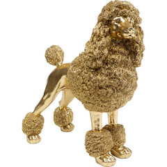 Фигура декоративная Mrs Poodle «Мадам Пудель» 34 см, Золотой