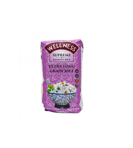 Рис Басмати WELLNESS Basmati Rice SUPREME, 1 кг