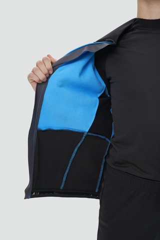 Детская лыжная куртка Nordski Jr. Advance light blue-black