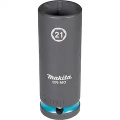 Ударная удлиненная торцовая головка 21x81,5 мм Impact Black 1/2" Makita E-16508