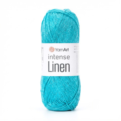 Пряжа YarnArt Intense Linen, Бирюзовый