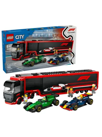 Конструктор Сity 60445 Грузовик для болидов Formula 1