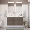 BelBagno UNO-1200-4C-SO-СO База под раковину подвесная с фрезерованными ручками по всей длине фасада с четырьмя выкатн. ящ., Бежевый матовый, 1200x455x608