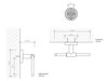 Decor Walther Basic 0530100 Держатель туалетной бумаги, цвет: хром