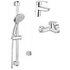 VitrA Dynamic S A49152EXP Комплект смесителей с душевым гарнитуром фото