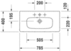 Duravit DuraStyle 2337780030 Раковина мебельная компакт