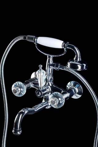 Boheme Flora 273-FL Смеситель для ванны (душевой комплект), цвет: хром