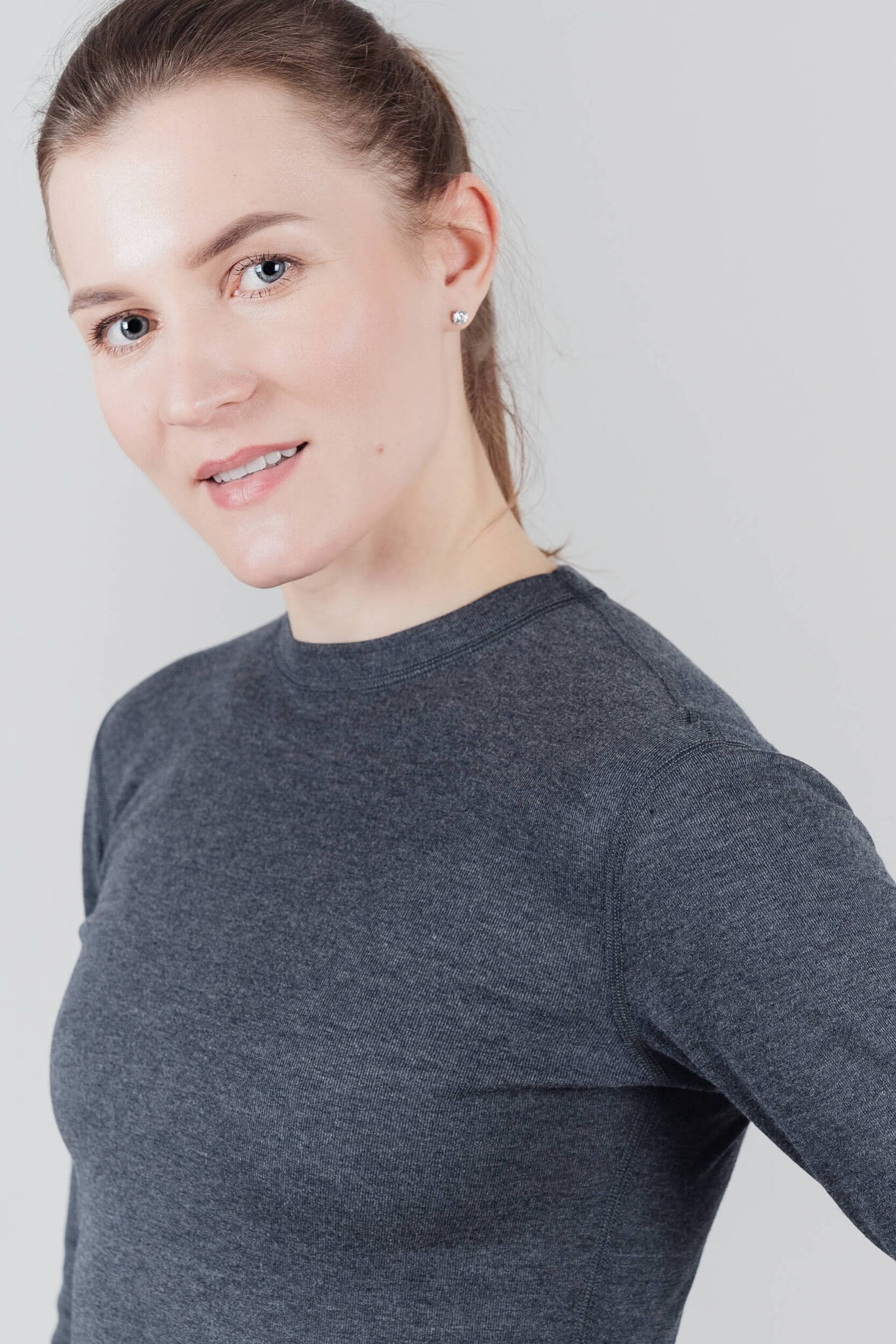 Женский комплект термобелья Nordski Soft grey melange - 3