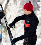 Утеплённый лыжный костюм Nordski Base Black/Red мужской