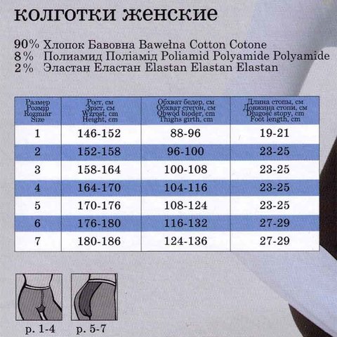 Женские колготки Cotton 400 Conte
