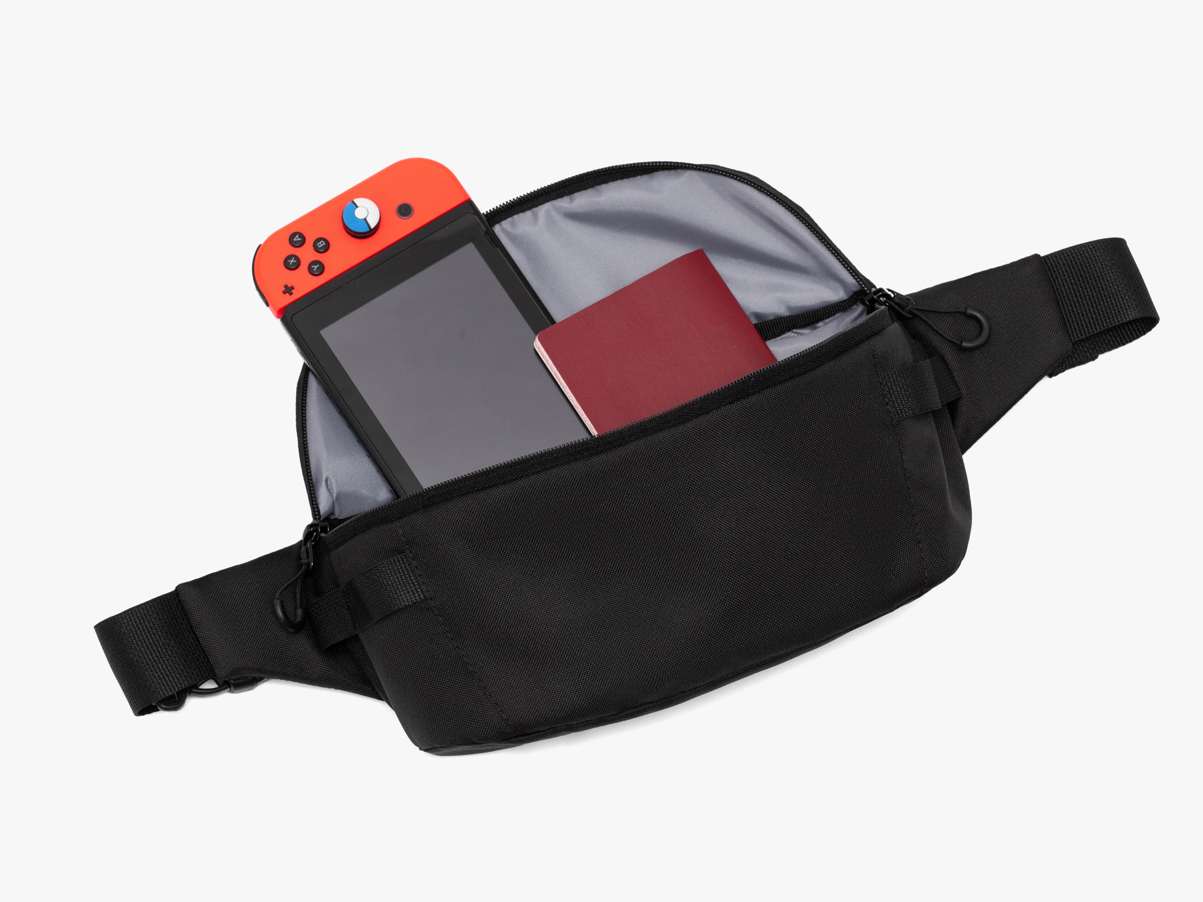 Повседневная сумка на пояс Enklepp Lamel Waist Bag black - 5