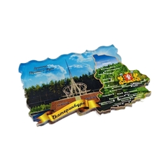 Урал Сувенир - Екатеринбург магнит оргстекло №0001 Европа-Азия