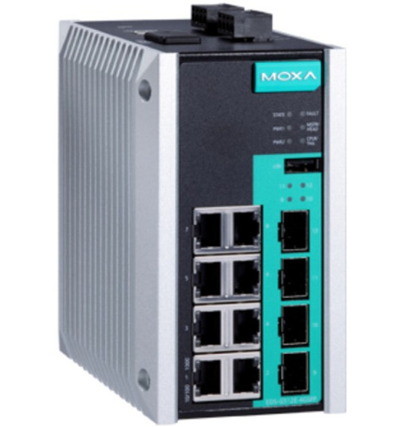 Коммутатор управляемый MOXA EDS-G512E-4GSFP-T