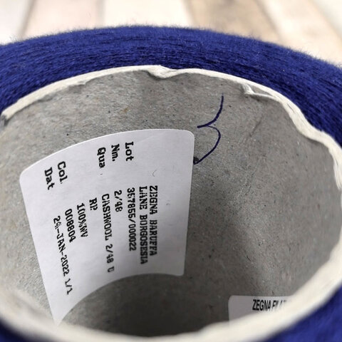 Меринос гребенной ZEGNA BARUFFA CASHWOOL 2/48 темно-синий