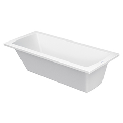 Duravit Daro 700027000000000 Ванна 1700х750 мм, акриловая, прямоугольная встраиваемая ,с наклоном для спины , цвет белый фото