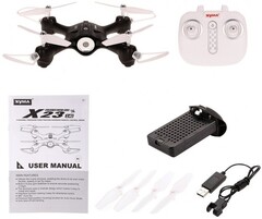 Квадрокоптер SYMA X23W BLACK с HD камерой и барометром - SYMA-X23W-BLACK