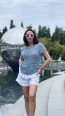 Мастер-класс по вязанию спицами топа 