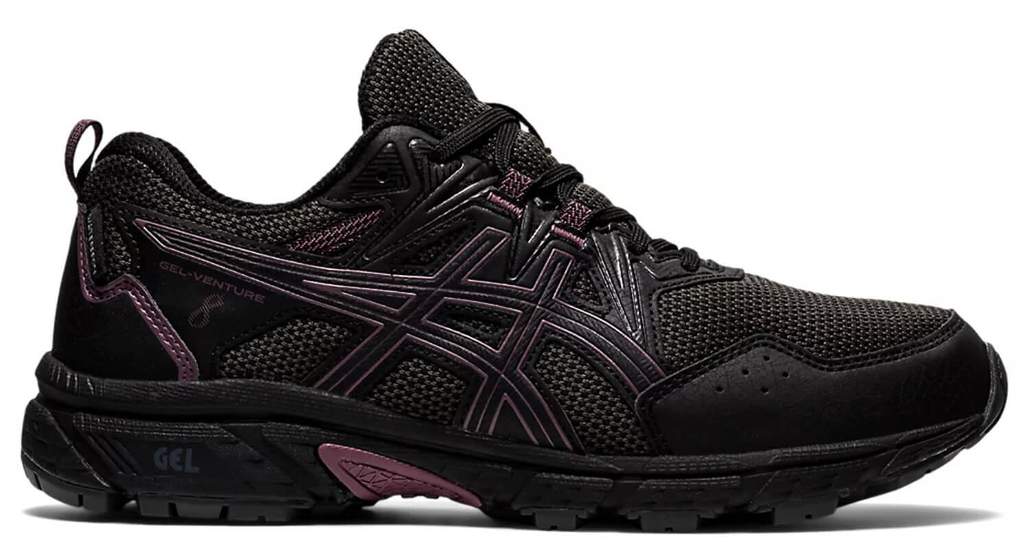 Asics Gel Venture 8 Wp кроссовки для бега женские черные
