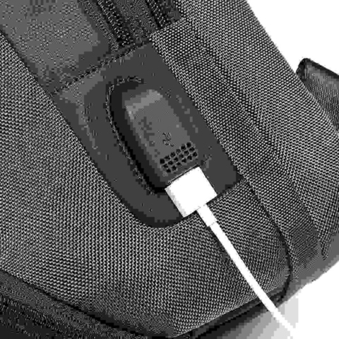 Картинка рюкзак однолямочный Bange BG-7082 Black - 5