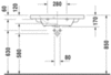 Duravit DuraStyle 2337780030 Раковина мебельная компакт