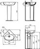 Ideal Standard Tesi T352101 Пьедестал