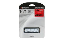 SSD-накопитель Kingston SNVS/250G, 250Gb, M2, 2280, NVMe, 2100\1700 read\write, SNVS/250G