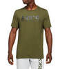 Asics Katakana Graphic Tee футболка для бега мужская хаки (Распродажа) - 1