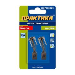 Щетка графитовая для BOSCH ПРАКТИКА ( 1607000CZ1) с пружиной, 4,7x8x11 мм (790-755)