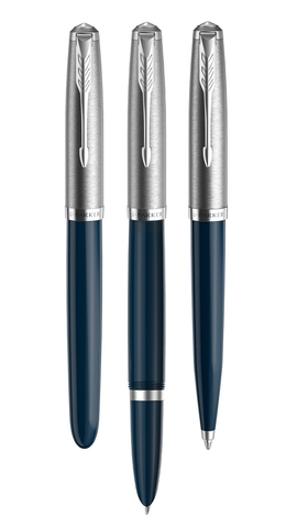 Ручка шариковая Parker 51 Core, Midnight Blue CT, (2123503)
