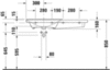 Duravit P3 Comforts 2333100000 Раковина мебельная