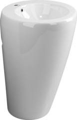 Ceramica Nova 850 CN1807 Умывальник-моноблок, 1 отверстие под смеситель, 55x51.5, цвет: белый фото