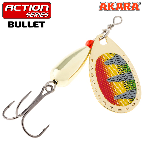 Блесна вращ. Akara Action Series Bullet 2 6 гр. 1/5 oz.  A29