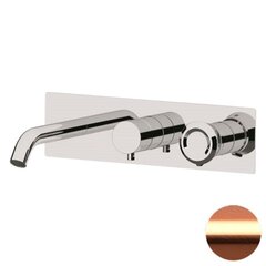 Remer Element ET54D3RP Встраиваемый смеситель для ванны душа, на 2 выхода, цвет: медь брашированная фото