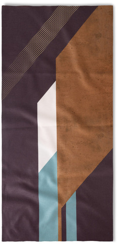 Картинка бандана-труба Buff CoolNet Reflective Oke Garnet - 5