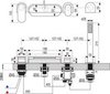 Ravak X070073 Смеситель врезной каскадный для ванн CR 025.00