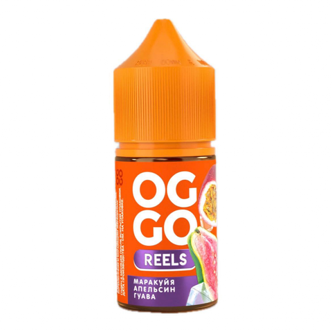 Жидкость OGGO REELS Salt 2% 30 ml - Маракуйя Апельсин Гуава