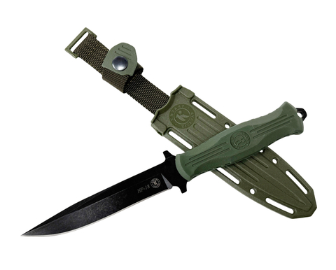 Нож НР-18 Кизляр 014306, сталь AUS-8, Elastron хаки, арт.03190