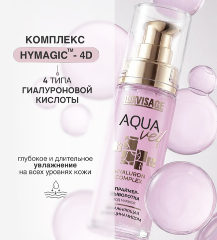 LuxVisage Праймер-сыворотка под макияж увлажняющая с ниацинамид — фото 4
