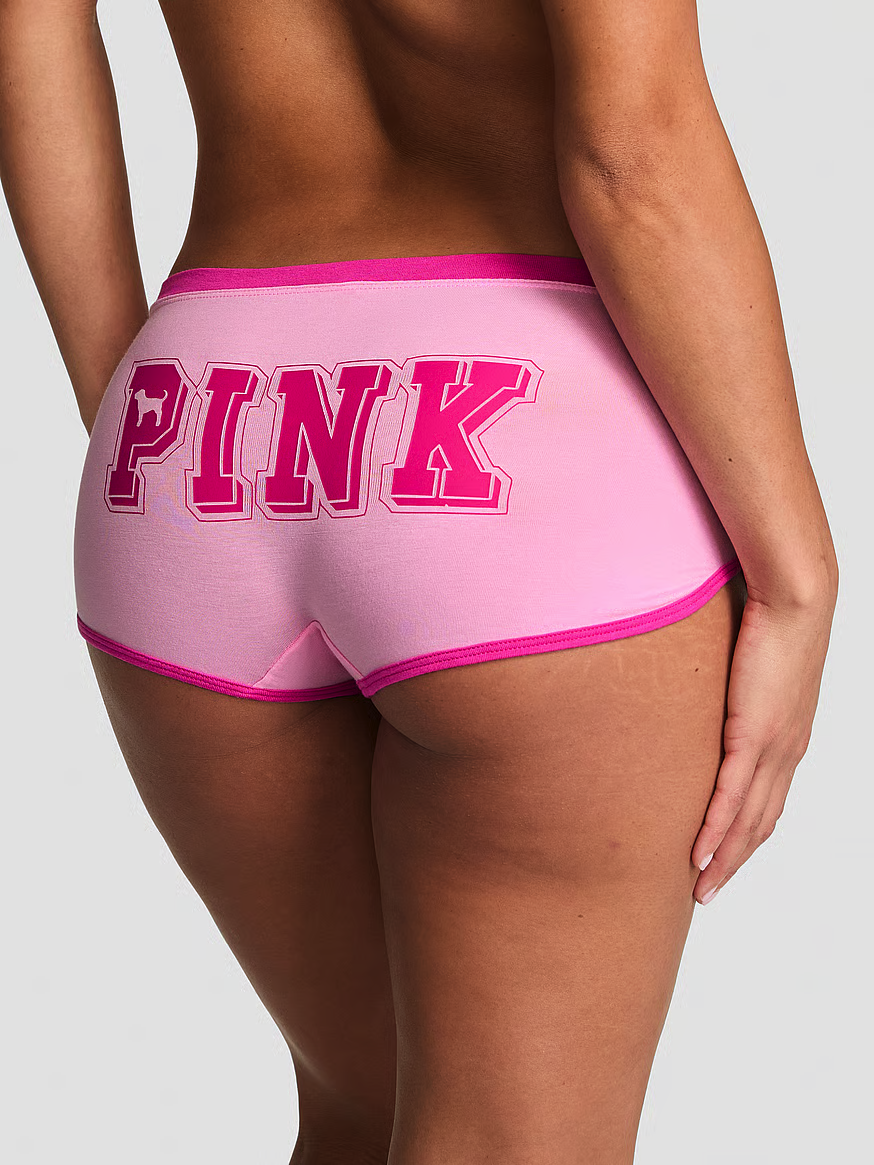 PINK ХЛОПКОВЫЕ ТРУСИКИ ШОРТЫ