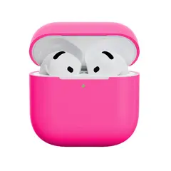 Чехол для наушников Apple AirPods 4, Bright Pink (Ярко-розовый)