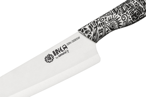 Нож керамический Шеф 187мм Samura INCA SIN-0085W/K