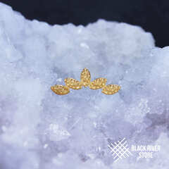 5K Foliage Hammered PVD Yellow