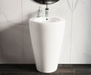 Ceramica Nova 850 CN1807 Умывальник-моноблок, 1 отверстие под смеситель, 55x51.5, цвет: белый